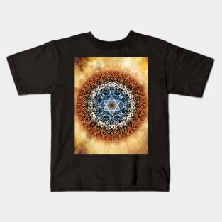 Warm David magen mandala Kids T-Shirt